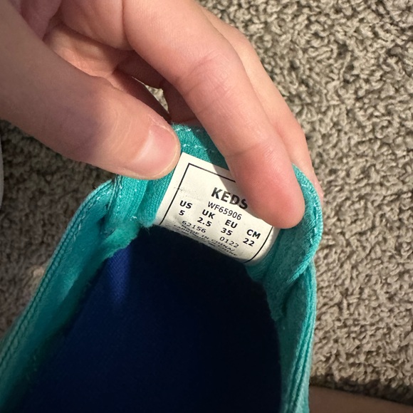 Women’s size 5. Keds chillax. Teal green color. - Picture 6 of 6